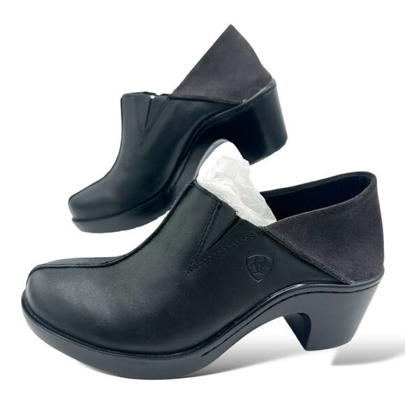 Ariat Women’s‎ Black Kickback Comfort Clog Mule Closed Back Sz 6.5M - Picture 3 of 15